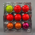 Vintage 2010 Target Glass Ball Christmas Ornaments Multicolored Set Of 9. Fixed Price $15.00.
