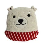 Wondershop Polar Bear Toss Pillow White Red Scarf Target Christmas Holiday New. Fixed Price $13.97.