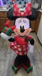 Gemmy Disney 3.5' Minnie Mouse Airblown Inflatable Christmas Decoration. Fixed Price $35.00.