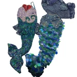 Katherine's Collection Wayne Kelski Mermaid Tail Stocking Holiday Christmas. Fixed Price $69.95.