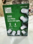 Home Accents 100 Count Cool White Dome Led Lights 29 Ft Christmas Wedding. Fixed Price $12.99.