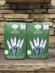 2 Pack Holiday Time 300 Cool White Mini Led Lights Indoor Outdoor Green Wire New. Fixed Price $38.95.