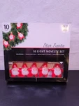 Vintage Target Star Santa 10 Novelty Set String Christmas Tree Lights, New. Fixed Price $25.00.