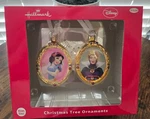 New Set Of 2 Disney Snow White & Queen Hallmark Blown Glass Christmas Ornaments. Fixed Price $15.99.