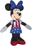 Gemmy Airblown Inflatable Patriotic Minnie Mouse, 3.5 Ft Tall. Fixed Price $49.99.