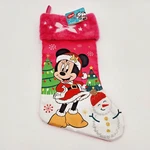 Disney Minnie Mouse Christmas Stocking 18" Long Decoration.. Fixed Price $14.99.