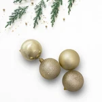 Northlight 16CT Gold Shatterproof 4-FINISH Christmas Ball Ornaments 3". Fixed Price $25.19.
