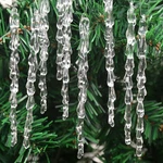 Ornaments 25 Pcs Icicles Pendant Set Christmas Decoration Acrylic Clea.... Fixed Price $11.95.