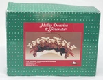 Kurt Adler Holly Dearies Christmas Tree Ornament 5 Reindeer With Banner 7". Fixed Price $17.09.