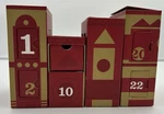 Starbucks 2012 Christmas Advent 25 Days Countdown Calendar Tea Drawers Stackable. Fixed Price $9.99.