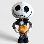 Disney Nightmare Before Christmas Jack Skellington Halloween Greeter Plush 21". Fixed Price $28.00.
