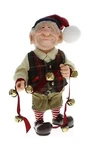 Whitehurst Zim's Clifford The Elf Holding Sleigh Bells Christmas Figurine. Fixed Price $171.25.