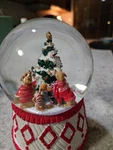 Roman. Dogs Around Christmas "o Musical Snow Globe.. Fixed Price $50.49.
