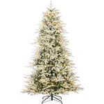Best Choice Products Pre-lit Flocked Aspen Tree 2-IN-1 Glowing Led Lights Full. Fixed Price $319.99.
