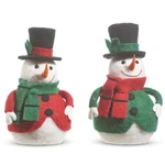 Raz Imports 2023 Heartfelt Holiday 12" Snowman Top Hat Set Of. Fixed Price $41.50.