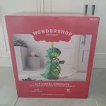 Target Wondershop Lit Tinsel Rex Dinosaur Christmas 26" Works W/ Original Box. Fixed Price $69.99.