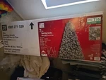 Home Accents Holiday TG76M3BAQD00 7.5 Ft Pre-lighted Christmas Tree. Fixed Price $74.11.