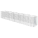Galvanized Steel Gabion Raised Bed For Outdoor Use Vidaxl. Fixed Price $238.99.