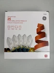 Ge Set 25 C9 Cool Bright Classic Lights Clear 16 Ft Green Wire. Fixed Price $17.00.