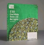 Home Accent Holiday 150 Cool White Dome Led Net Lights 4FT X 6FT. Fixed Price $19.99.