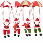 4X Christmas Tree Hanging Decoration Parachute Santa Snowman Claus Xmas Ornament. Fixed Price $26.17.