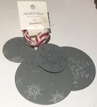Hearth Hand-magnolia Tin Metal Snowflake Ornaments Set Of 4 Brand New. Fixed Price $6.99.