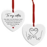 Choang Gift Christmas Ceramic Ornament - Sisterhood Present. Fixed Price $18.63.