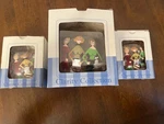 Clarity Limited Collection 3 Glass Hand Painted Best Friends Christmas Balls. Fixed Price $29.95.