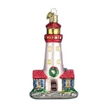 Old World Christmas Lighthouse. Glass Ornament Guidance Ocean 20003. Fixed Price $27.99.