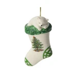 Spode Kitten Stocking Ornament - Festive Christmas Holiday Hanging Decor. Fixed Price $20.00.