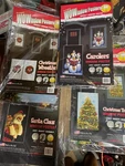 Four Christmas Wowindow Posters New Sealed Santa Claus Tree Wreath Carolers Usa. Fixed Price $50.00.