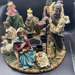 Christian Advent Wreath Holy Family Nativity Candle Holder Bethlehem Christmas. Fixed Price $35.99.