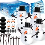 Snowman Diy Modeling Clay Kit For Kids 4 Pack Air Dry Craft Set Christmas. Fixed Price $8.95.