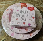 Valentines Day Dinner Plates,napkin Set 3 Rae Dunn & Napkins.. Fixed Price $28.00.