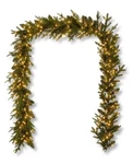 Seasonal Dandan Pine 9' Pre-lit Warm Led Mixed Pvc Garland With 560 Tips. Fixed Price $84.00.