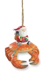 Cape Shore Beach Santa Riding Crab Claw Tiki Christmas Ornament. Fixed Price $19.85.