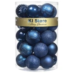 Ki Store 34 Blue Christmas Balls 2.36" Ornaments For Tree Decoration. Fixed Price $29.99.
