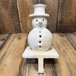 Pottery Barn Terracotta Snowman Stocking Holder Holiday Christmas. Fixed Price $79.00.