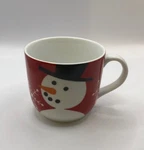 Crate And Barrel Snowman Black Top Hat Christmas Winter Holiday Mug Excellent!. Fixed Price $13.99.