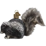 Old World Christmas Blown Glass Ornament For Tree, Vintage Skunk. Fixed Price $19.17.