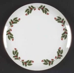 Kashima Christmas Holly Salad Plate 884341. Fixed Price $15.99.