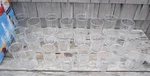 24 Luminarc Working Set Clear Glasses Tumblers 21OZ-14OZ-10.5OZ Euc W/box. Fixed Price $244.99.