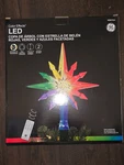 Ge Led Rgb Lights Christmas Tree Topper Bethlehem Star W/ Remote Coloreffects *. Fixed Price $39.99.