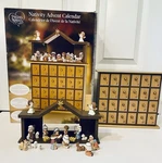 Precious Moments Nativity Advent Calendar Christmas Countdown Book All Figures. Fixed Price $135.00.