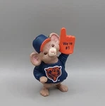 Christmas Ornament Football Mouse Chicago Bears #1 Fan Hallmark 1996. Fixed Price $11.69.