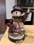 Thomas Kinkade 2004 Holiday Lights 7 Snowman Figurine Winter Wonderland. Fixed Price $17.25.