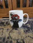 Cup Black Cat W/red Hat Fab Funky Mug Coffee Ceritified International. Fixed Price $14.99.