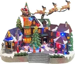 Animated Santa Sleigh Christmas Village Centerpiece With Led Lights. Fixed Price $233.99.