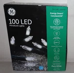 Ge Indoor/outdoor String Light, Pure White - 100 Count Energy Smart. Fixed Price $9.99.