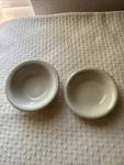 Set Of 2 Vintage World Ultima China Restaurant Ware Butter Pat Fruit Dip Bowls. Fixed Price $11.75.